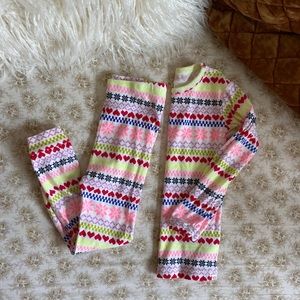 Baby Gap | toddler girls heart snowflake pajamas